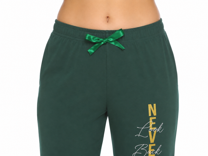 Green Tencel Lounge Pants
