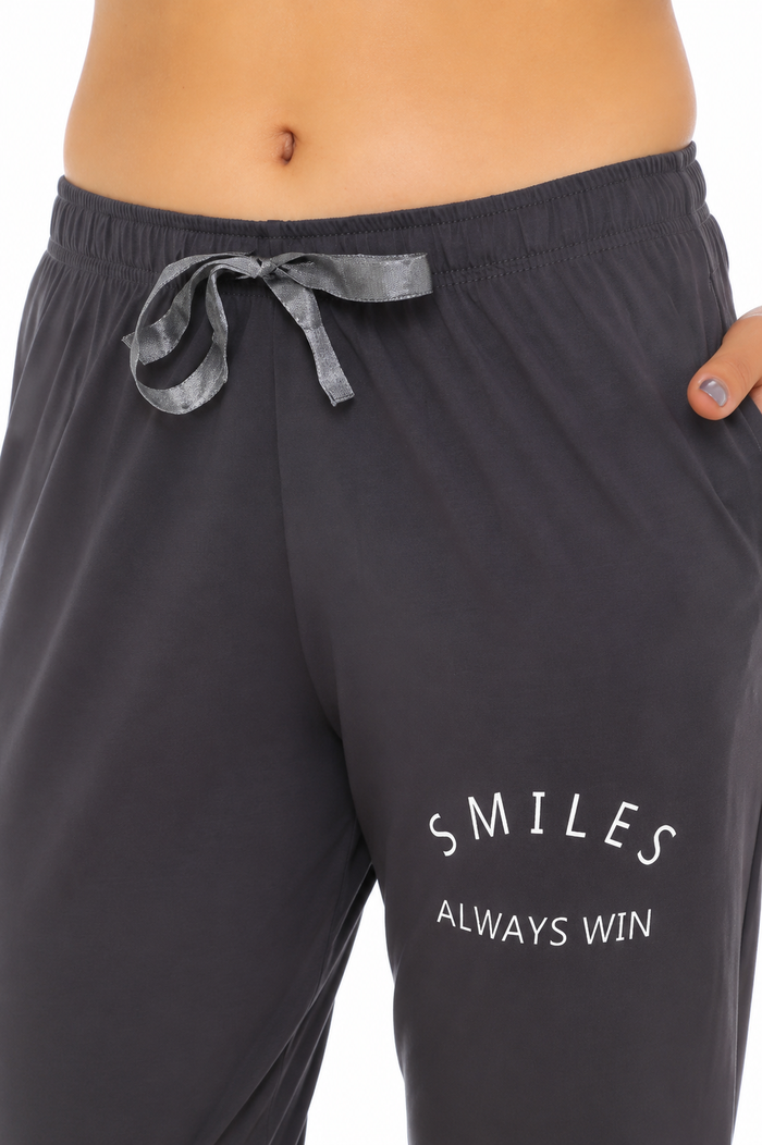 Dark Grey Tencel Joggers