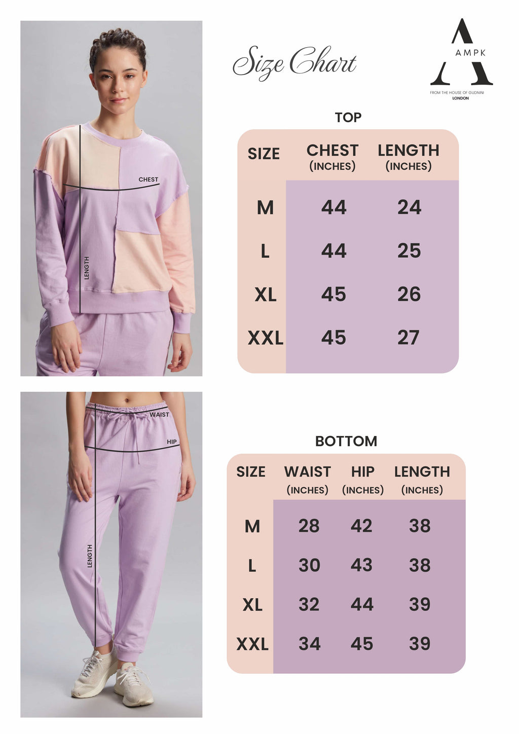 ROSY BLOCK SWEAT SHIRT WITH STYLO JOGGER