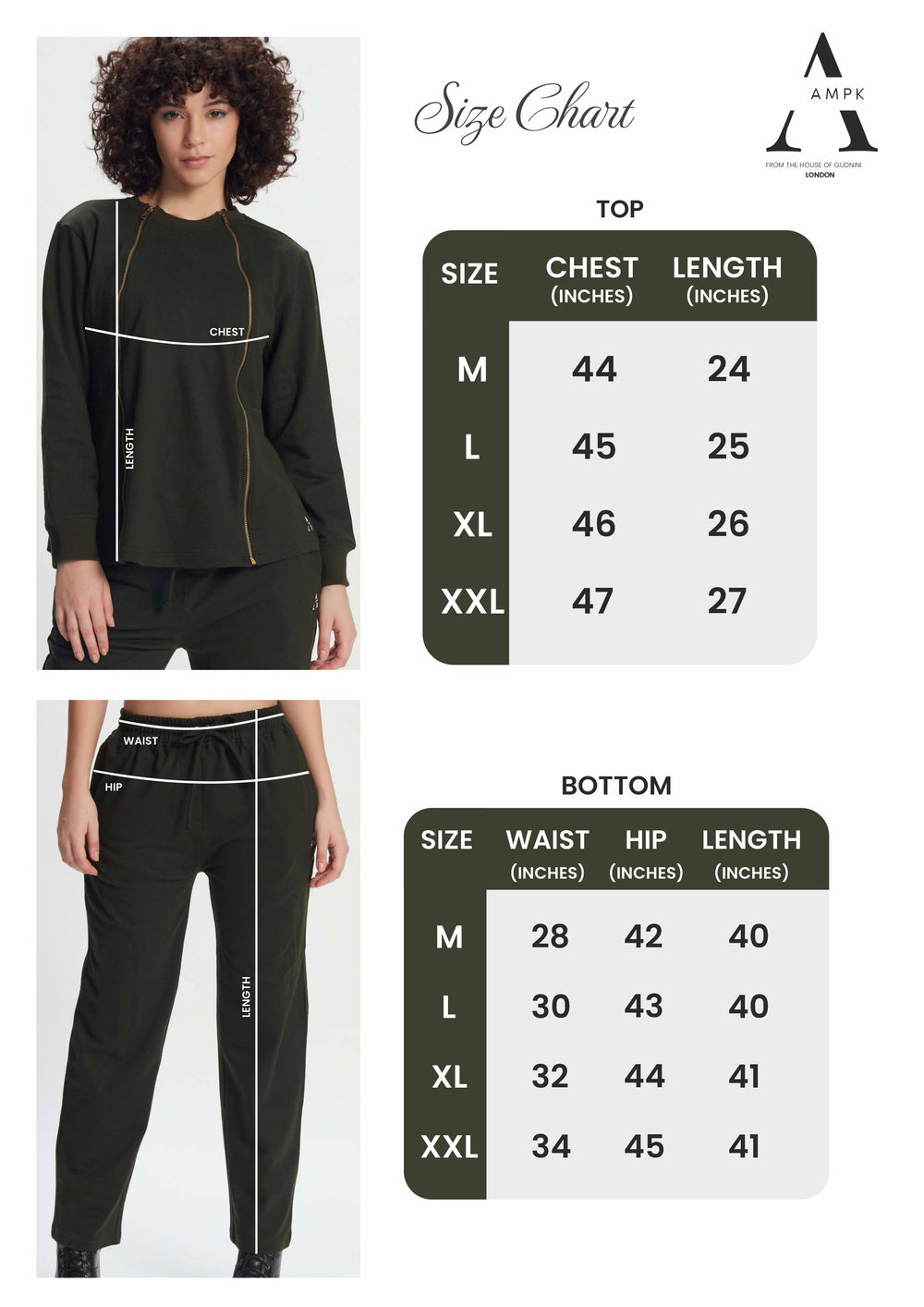 Olive Green Track Pants