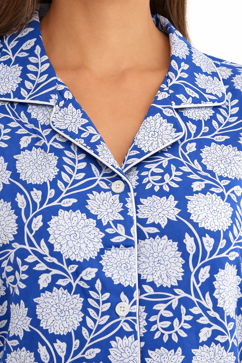 Ocean breeze cotton pajama set