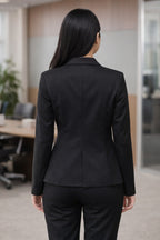 Elegant Black Suit Set for Women - Professional Fit - Business Attire