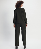 Olive Green Athleisure Track Pants ,Convertible Jacket