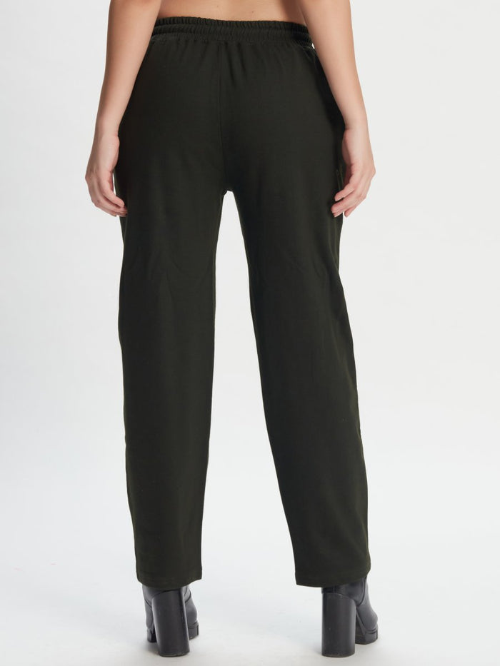 Olive Green Track Pants