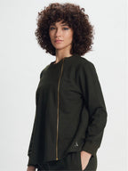 OLIVE GREEN CONVERTIBLE JACKET