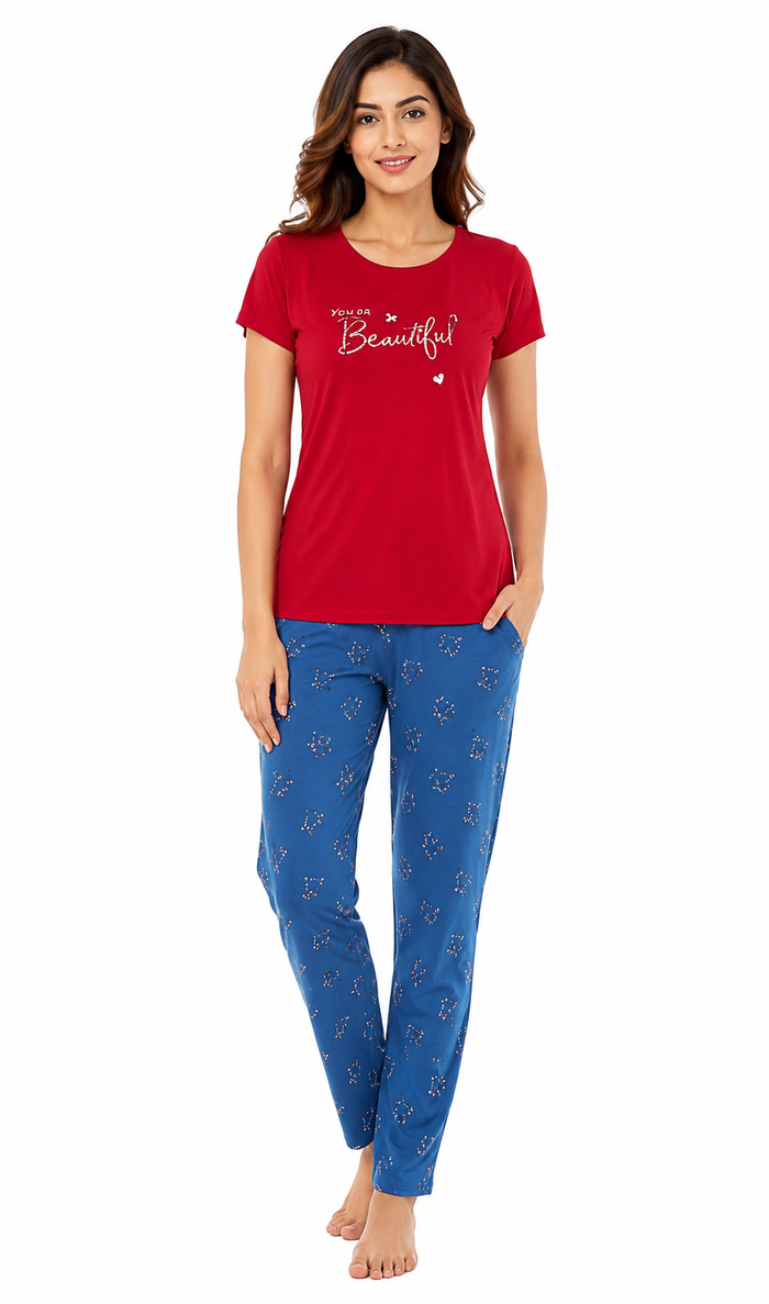 Red Comfort Pajama Set