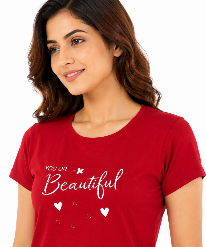 Red Comfort Pajama Set