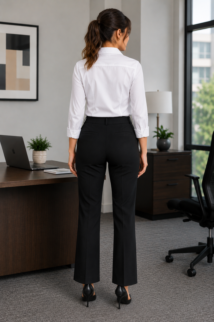 Black Office Trousers