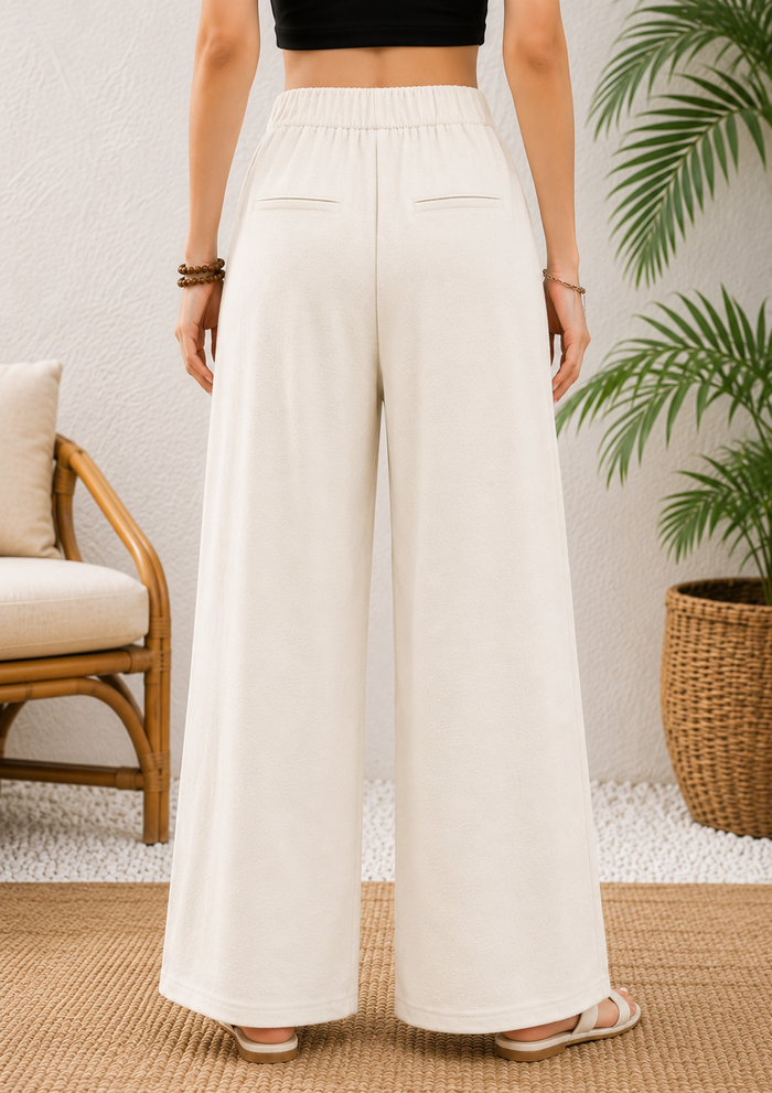 White Comfort Pants