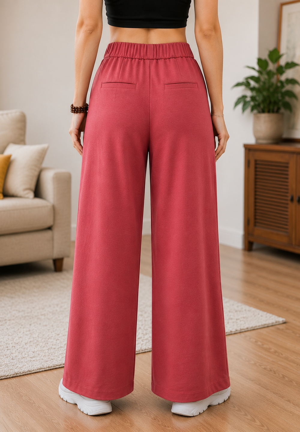 Red Comfort Pants