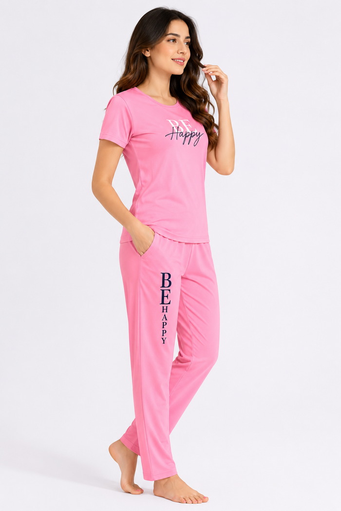 Light Pink Tencel Pajama Set