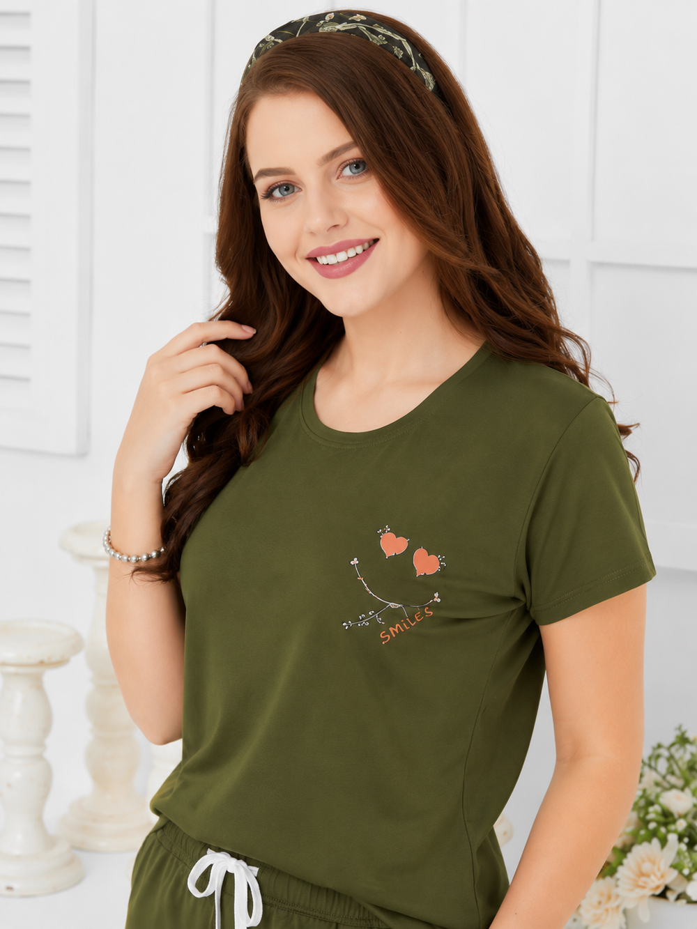 Green Tencel Sleepwear Set