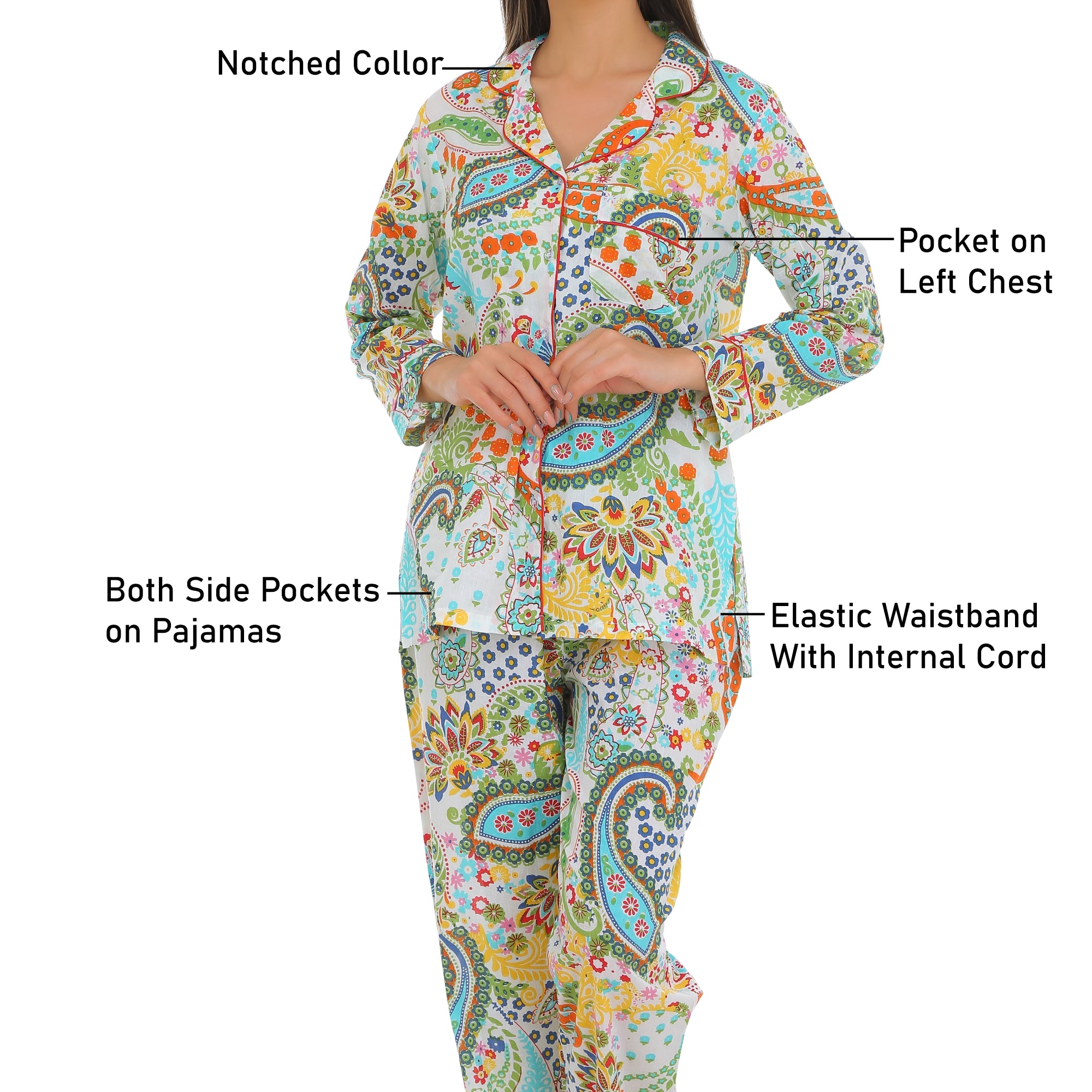 Cotton bliss vibrant print sleepwear