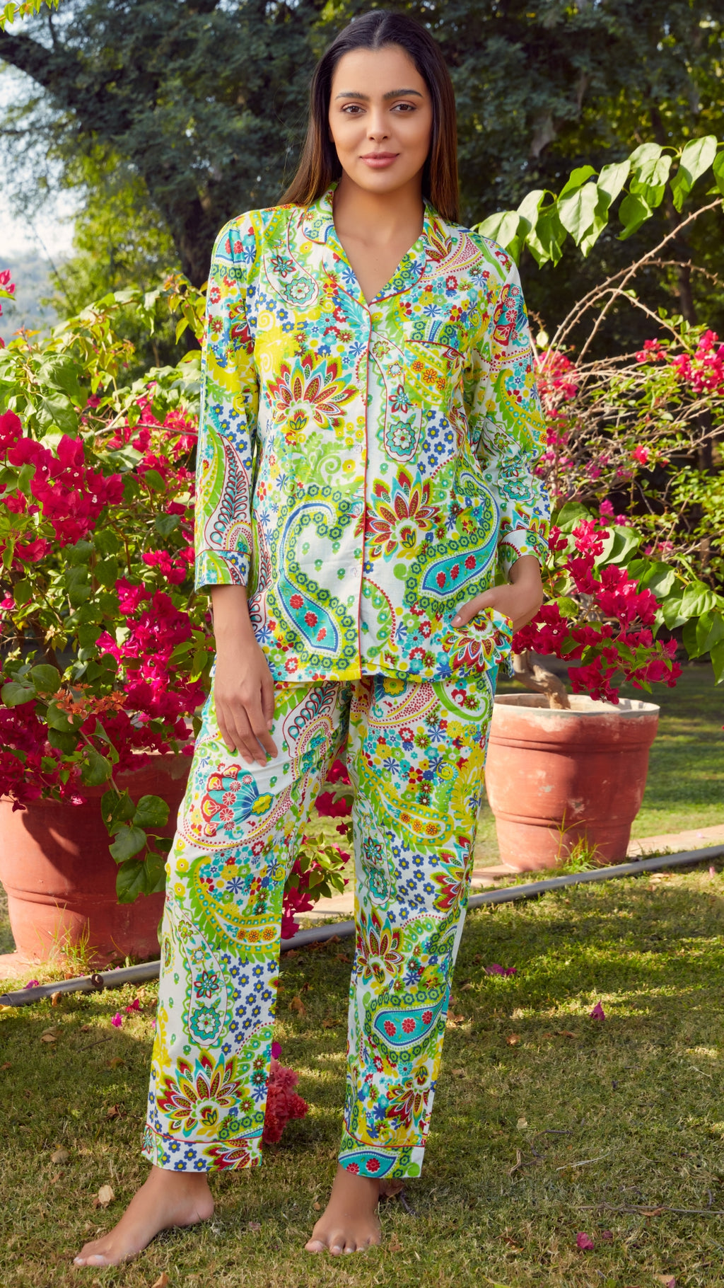 Cotton bliss vibrant print sleepwear