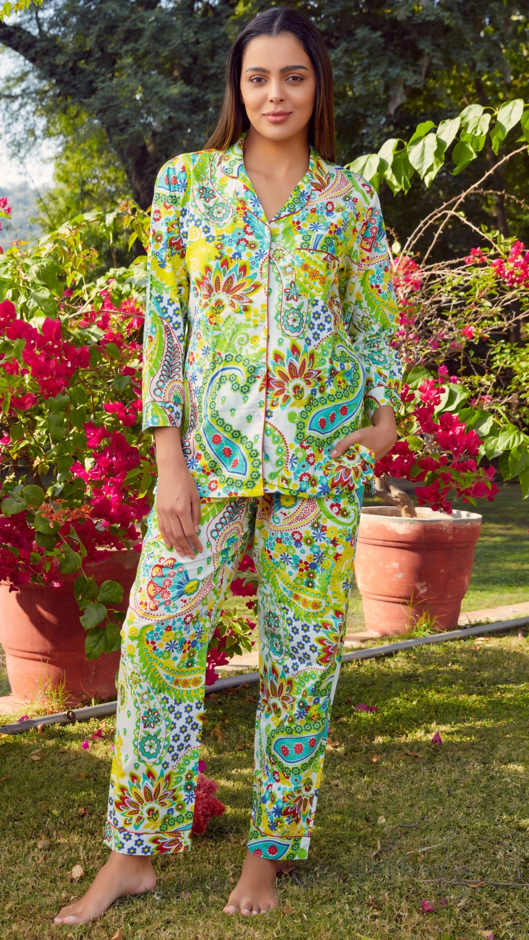 Cotton bliss vibrant print sleepwear