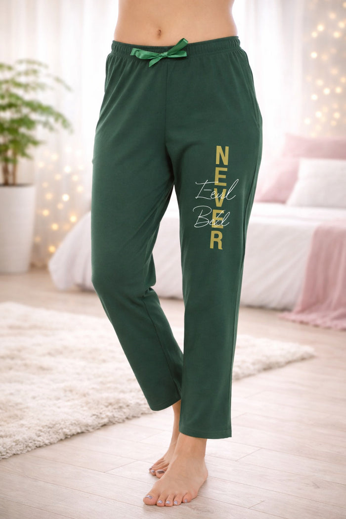 Green Tencel Lounge Pants