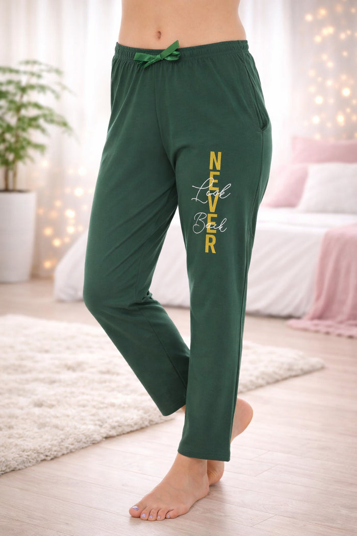 Green Tencel Lounge Pants