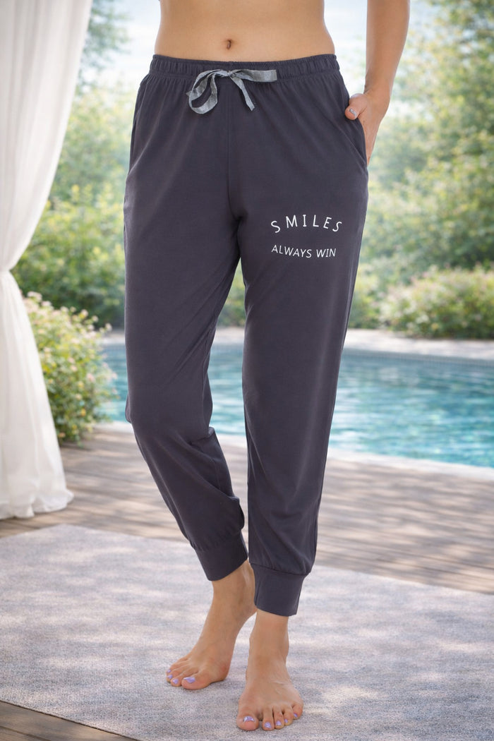 Dark Grey Tencel Joggers