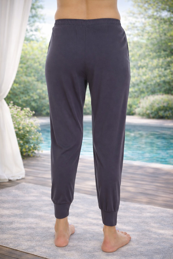 Dark Grey Tencel Joggers