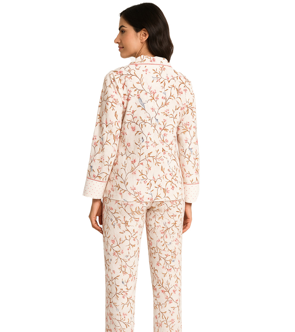 COZY FLORAL PAJAMA SET
