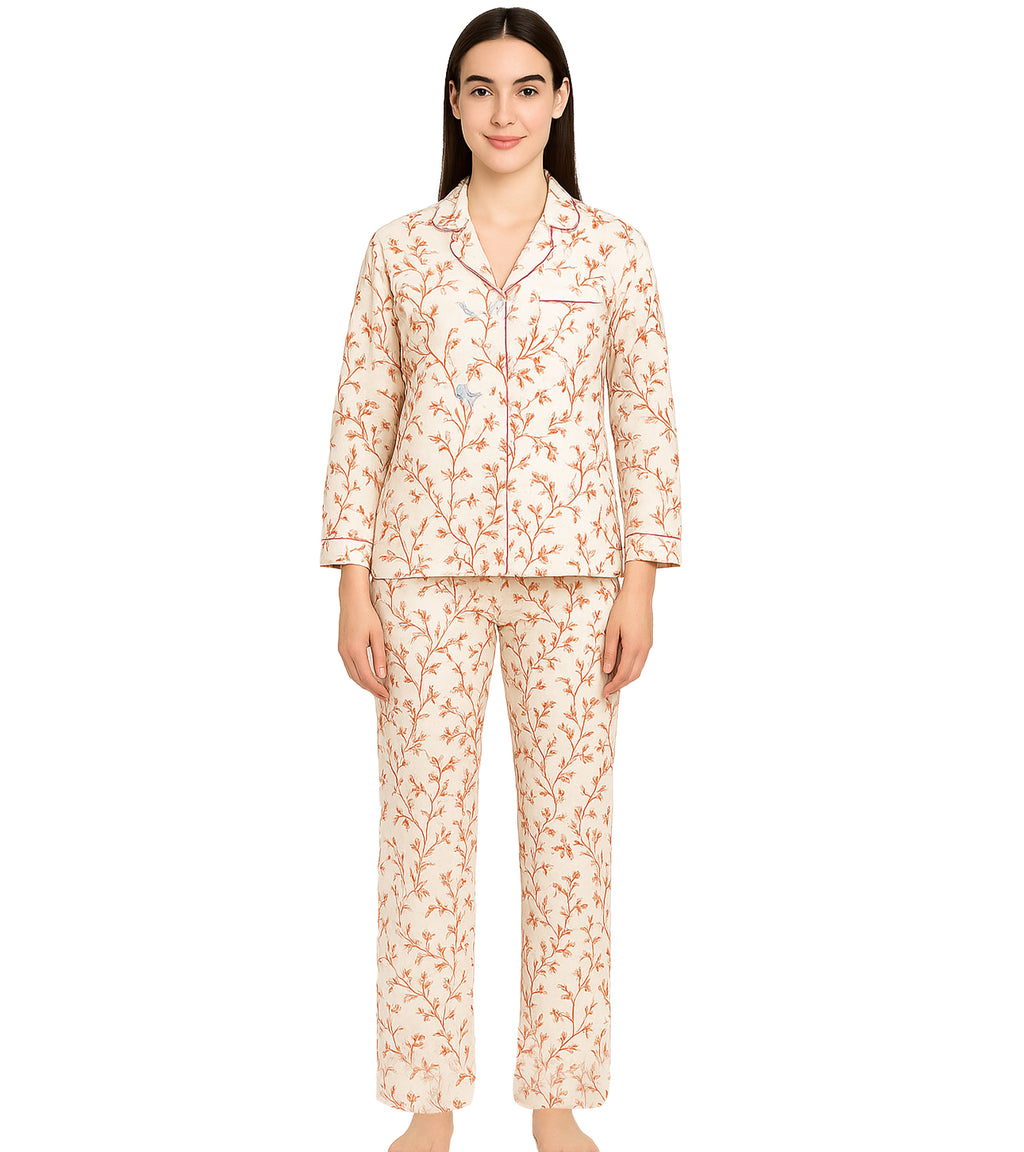 COZY FLORAL PAJAMA SET