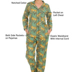 jungle Green cotton nightsuit