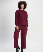 MELODIC WINE SWEAT SHIRT AND PANT