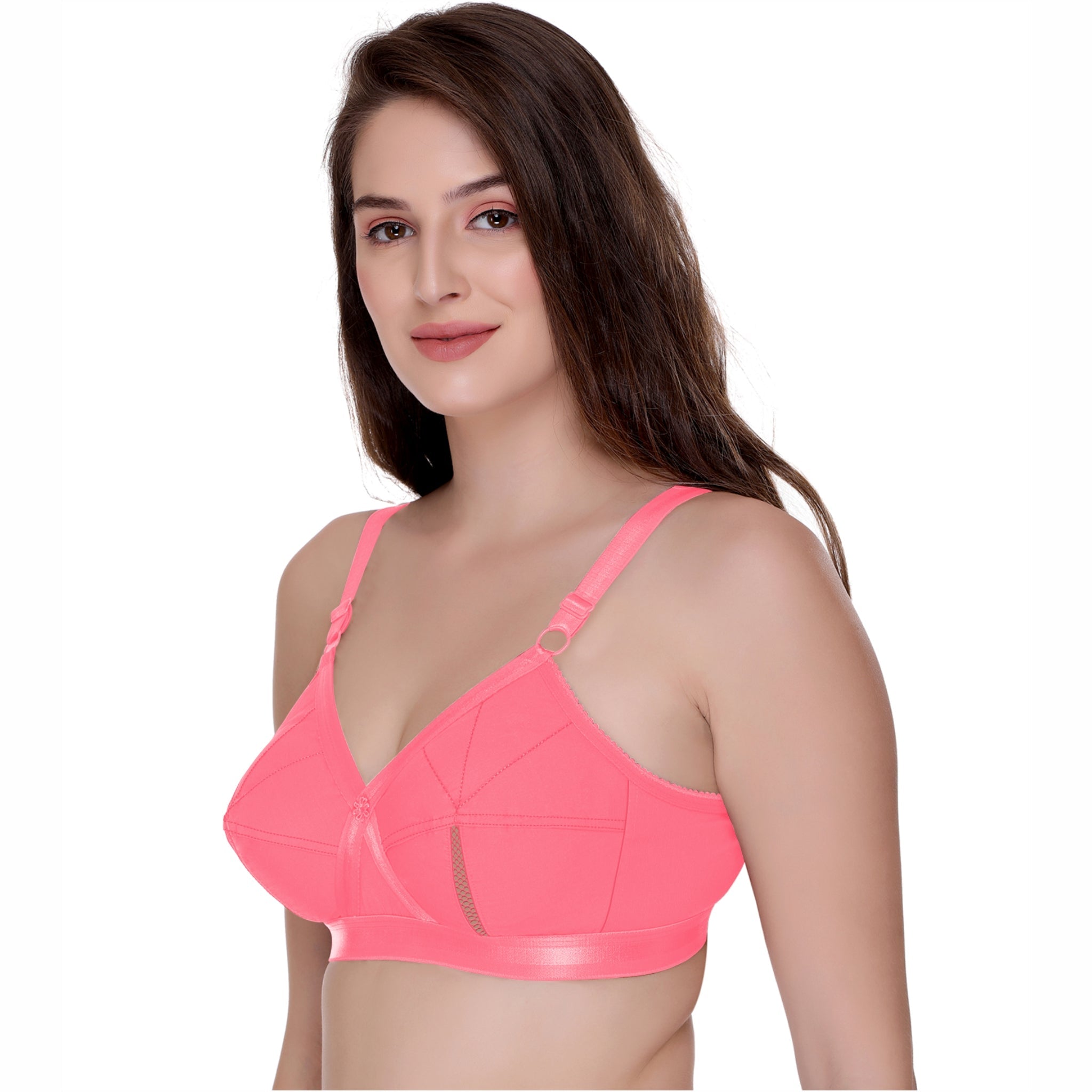 Gudnini Women Perfecto Cotton Bra, Minimizer Bra, Plus Size Bra, Full Covergae Bra, Sona Perfecto, Gudnini