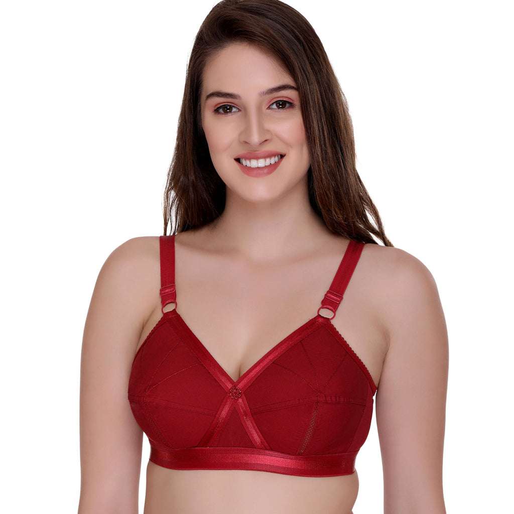 Gudnini Women Perfecto Cotton Bra, Minimizer Bra, Plus Size Bra, Full Covergae Bra, Sona Perfecto, Gudnini