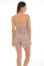 Leo ruffle shorts set