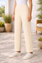 Elegant Fit Navy Trousers for Women - Stylish Comfort Pants