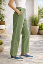 Elegant Fit Navy Trousers for Women - Stylish Comfort Pants