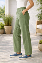 Elegant Fit Navy Trousers for Women - Stylish Comfort Pants