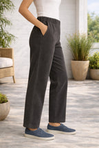 Elegant Fit Navy Trousers for Women - Stylish Comfort Pants