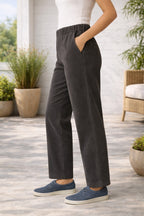 Elegant Fit Navy Trousers for Women - Stylish Comfort Pants