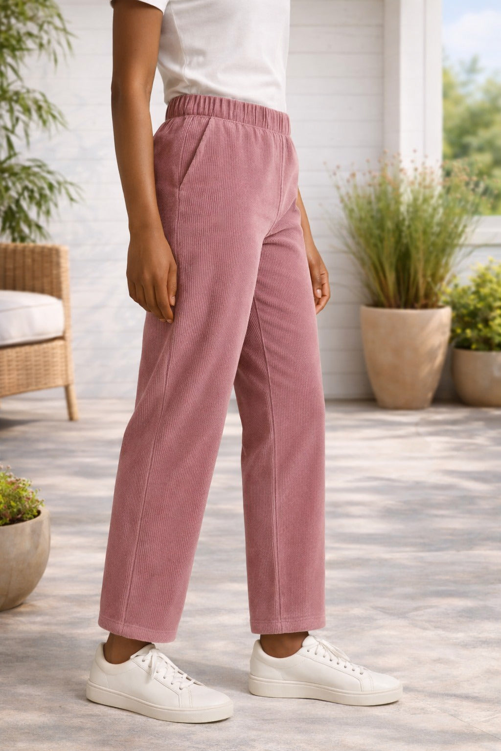 Elegant Fit Navy Trousers for Women - Stylish Comfort Pants