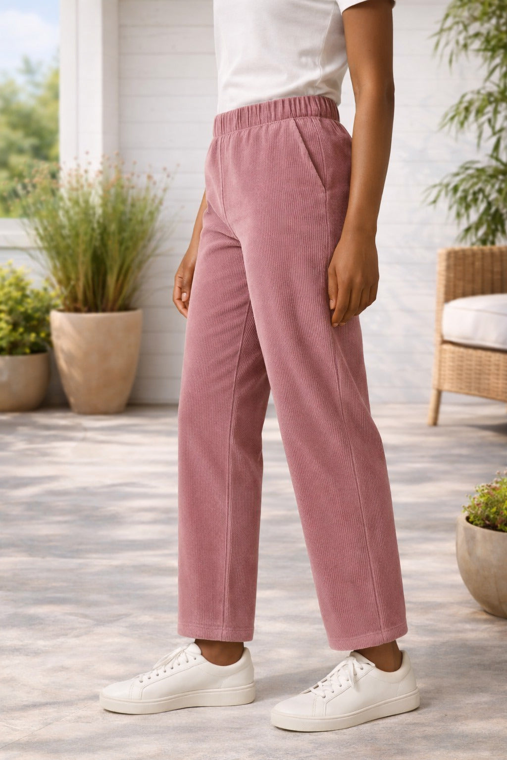 Elegant Fit Navy Trousers for Women - Stylish Comfort Pants