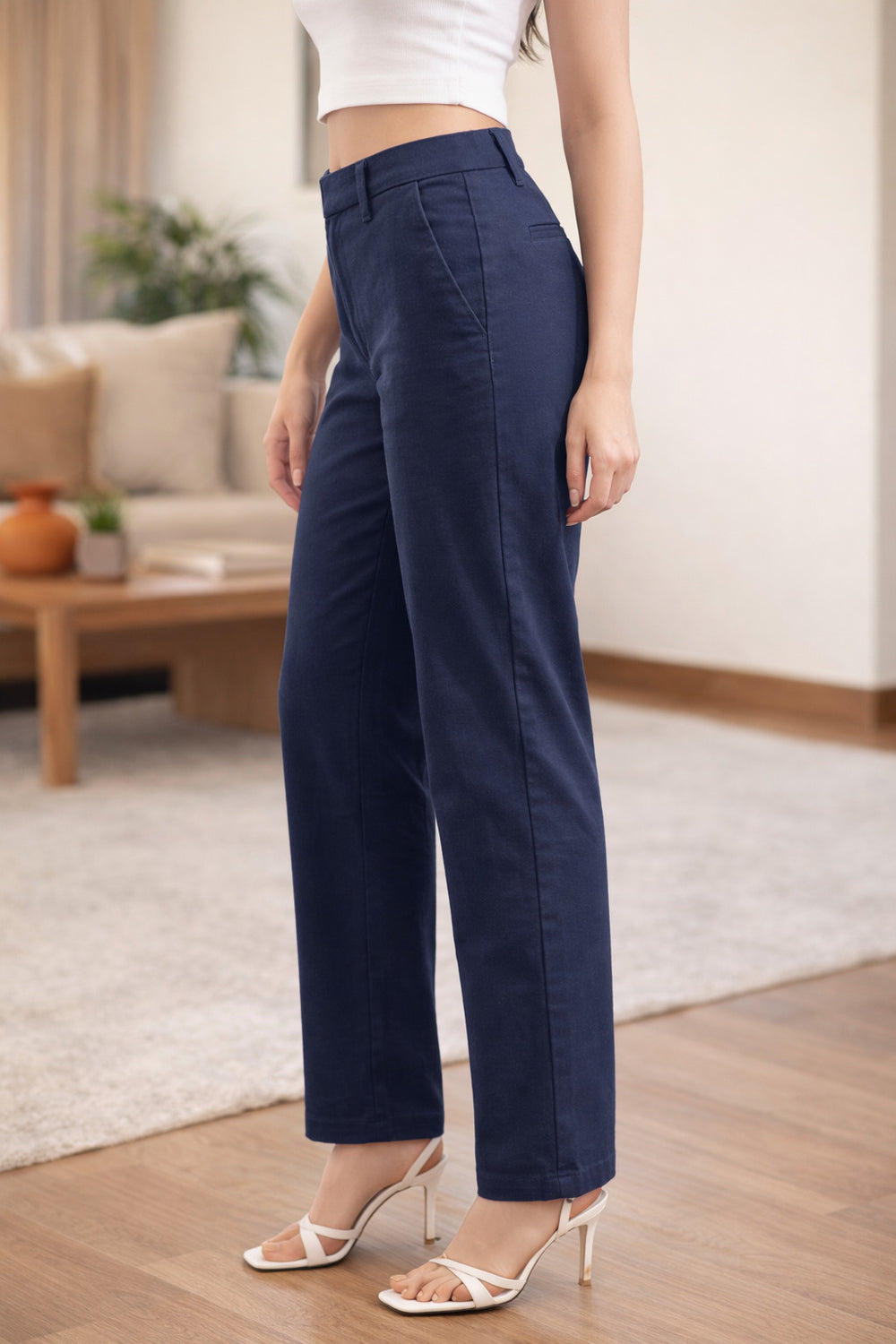 Navy Blue Comfort Trousers