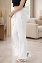 Elegant Fit Navy Trousers for Women - Stylish Comfort Pants