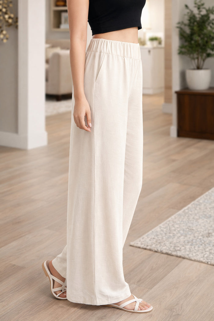 White Comfort Pants