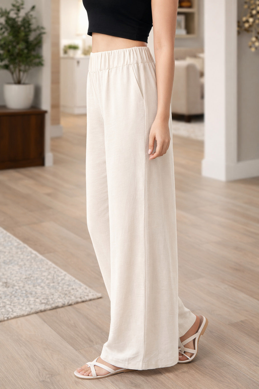 Elegant Fit Navy Trousers for Women - Stylish Comfort Pants