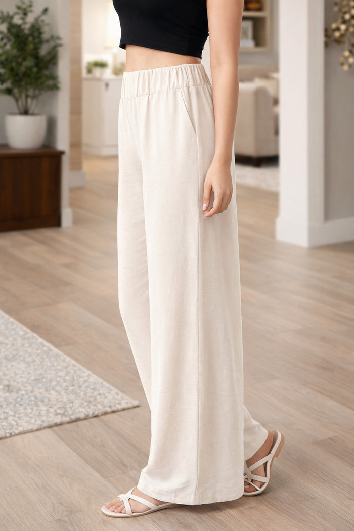 White Comfort Pants