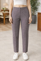 Elegant Fit Navy Trousers for Women - Stylish Comfort Pants