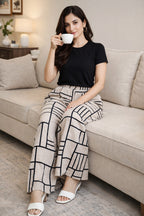 Elegant Fit Navy Trousers for Women - Stylish Comfort Pants