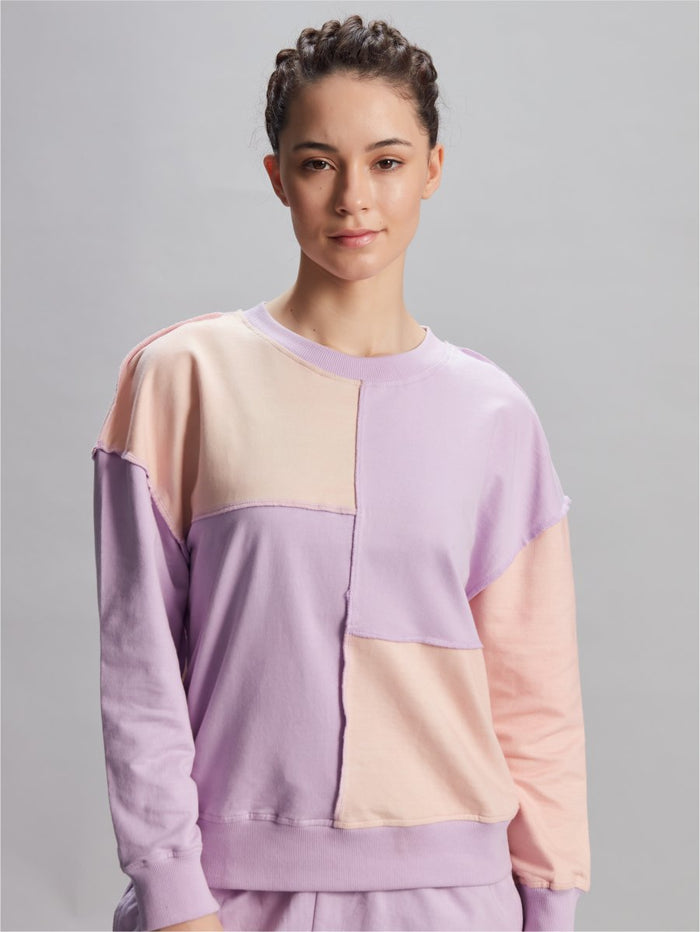 Rosy Block Sweatshirt