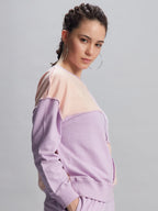 ROSY BLOCK SWATSHIRT PULLOVER