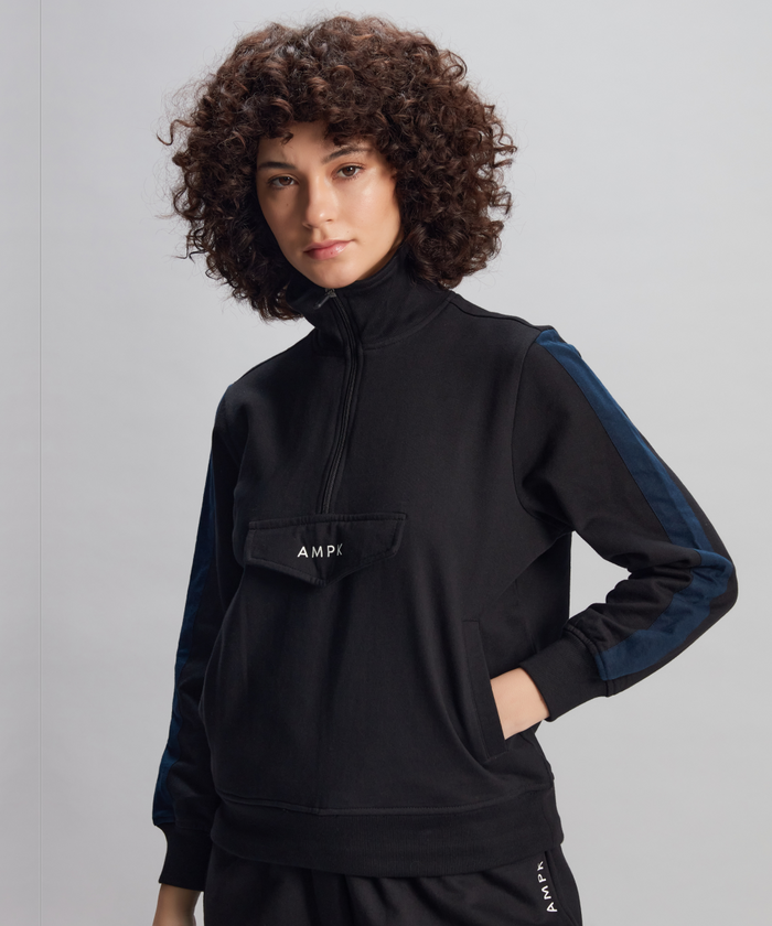 Vista Black Sweatshirt and Cargo Set