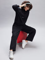 VISTA BLACK RELAXED FIT CARGO PANT