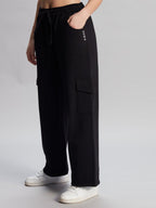 VISTA BLACK RELAXED FIT CARGO PANT