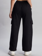 VISTA BLACK RELAXED FIT CARGO PANT